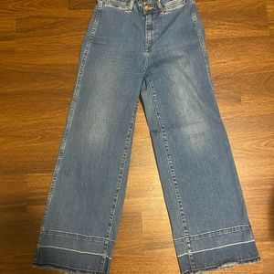 Gap Wide-Leg High Rise Jeans